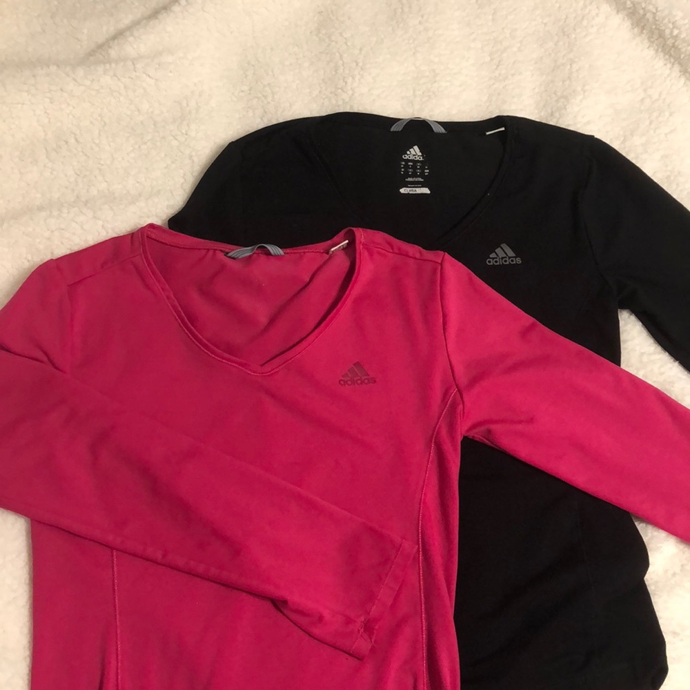 Set of Adidas Climalite Long Sleeve Fitted Shirts